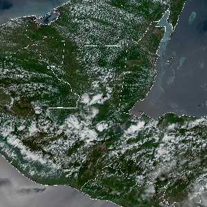 météo tropicale : Image satellite .