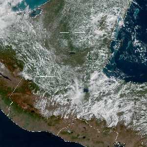 météo tropicale : Image satellite .