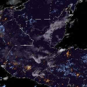 météo tropicale : Image satellite .