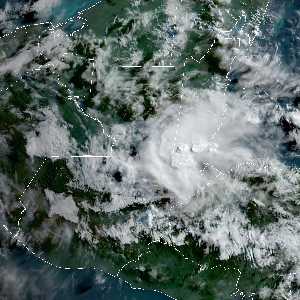 météo tropicale : Image satellite .