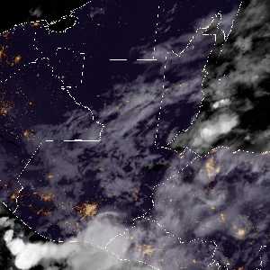 météo tropicale : Image satellite .