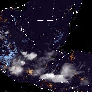 météo tropicale : Image satellite .