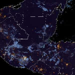 météo tropicale : Image satellite .