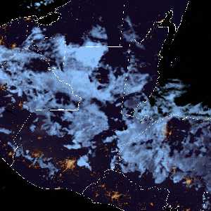 météo tropicale : Image satellite .