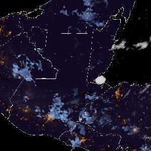 météo tropicale : Image satellite .