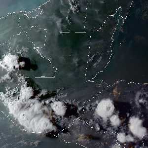 météo tropicale : Image satellite .