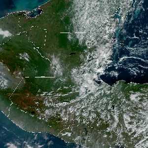 météo tropicale : Image satellite .