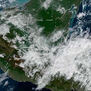 météo tropicale : Image satellite .