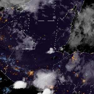 météo tropicale : Image satellite .