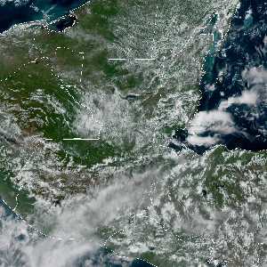 météo tropicale : Image satellite .