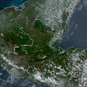 météo tropicale : Image satellite .