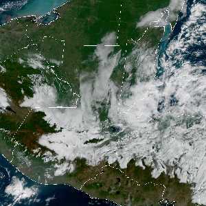 météo tropicale : Image satellite .