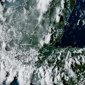 météo tropicale : Image satellite .