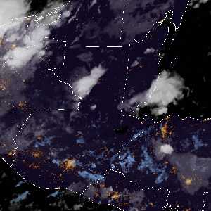 météo tropicale : Image satellite .
