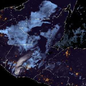 météo tropicale : Image satellite .