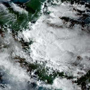 météo tropicale : Image satellite .