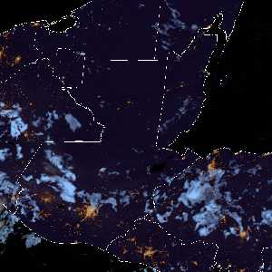 météo tropicale : Image satellite .