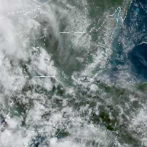 météo tropicale : Image satellite .