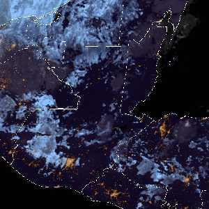 météo tropicale : Image satellite .