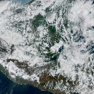 météo tropicale : Image satellite .