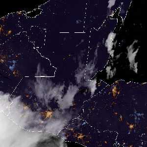 météo tropicale : Image satellite .