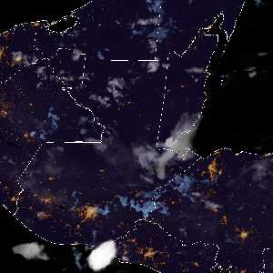 météo tropicale : Image satellite .