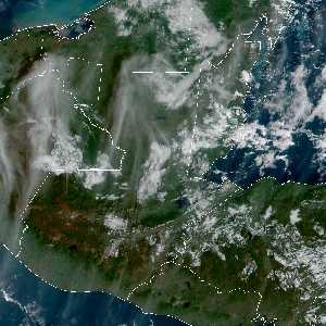 météo tropicale : Image satellite .