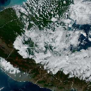 météo tropicale : Image satellite .