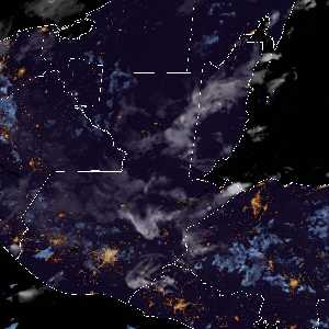 météo tropicale : Image satellite .