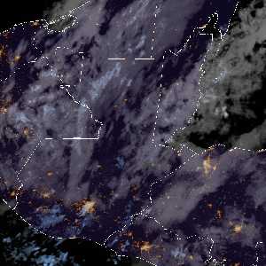 météo tropicale : Image satellite .