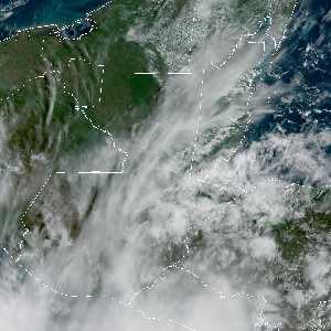 météo tropicale : Image satellite .