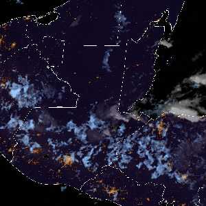 météo tropicale : Image satellite .