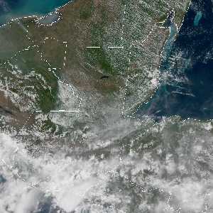 météo tropicale : Image satellite .
