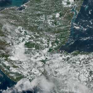 météo tropicale : Image satellite .