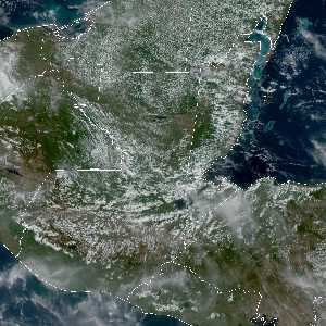 météo tropicale : Image satellite .