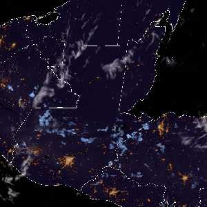 météo tropicale : Image satellite .