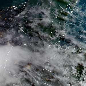 météo tropicale : Image satellite .