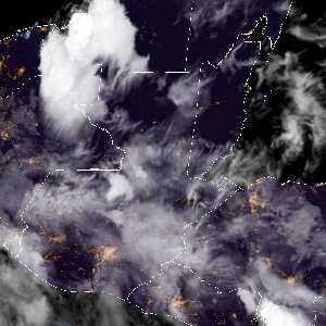 météo tropicale : Image satellite .