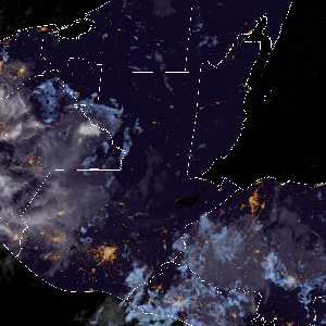 météo tropicale : Image satellite .