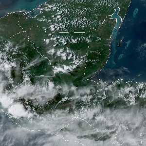 météo tropicale : Image satellite .