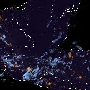 météo tropicale : Image satellite .