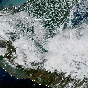météo tropicale : Image satellite .