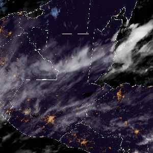météo tropicale : Image satellite .