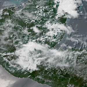 météo tropicale : Image satellite .