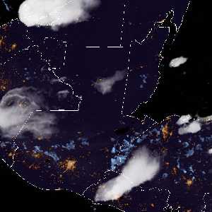 météo tropicale : Image satellite .