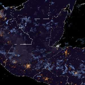 météo tropicale : Image satellite .
