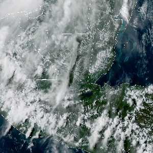météo tropicale : Image satellite .