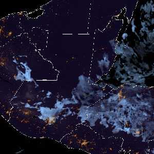 météo tropicale : Image satellite .