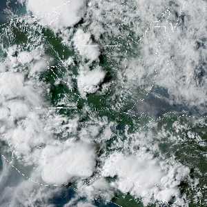 météo tropicale : Image satellite .