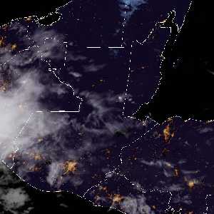 météo tropicale : Image satellite .